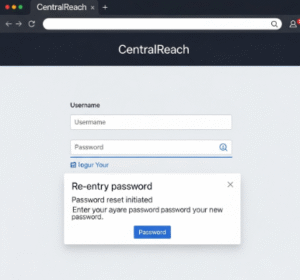 Reset Password in CentralReach.com Login