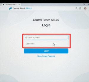 Central Reach ABLLS Login